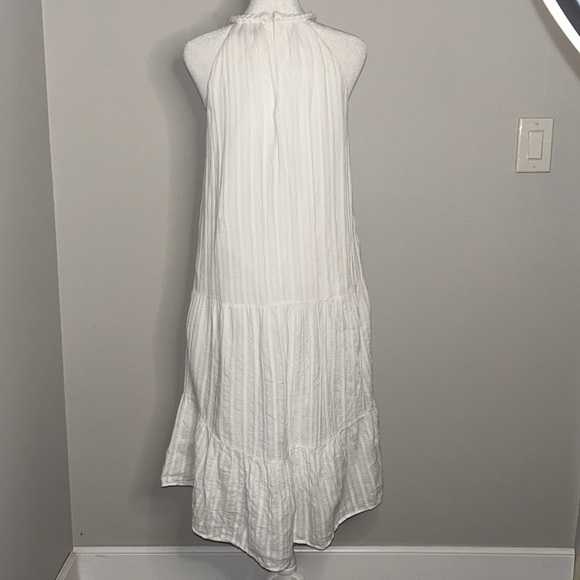 LOFT Summer Sundress with Braided Collar Size SP - Picture 7 of 9